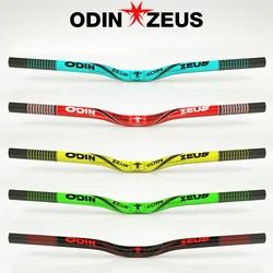 ODINZEUS-Full Carbon Mountain Bicycle Handlebar, Increased Intensity, Flat and Rise Clamp,  10 Colors, 31.8mm, 25.4mm, 35mm, 580