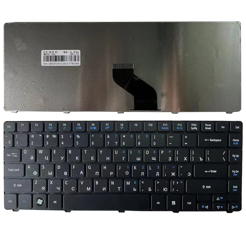 New Russian Keyboard For Acer Aspire 4750G 3810 3810T 4743G 5942 4739Z 4820TG 4740 4740G 4741 4741G 4741Z 4741ZG 4743 4743G RU