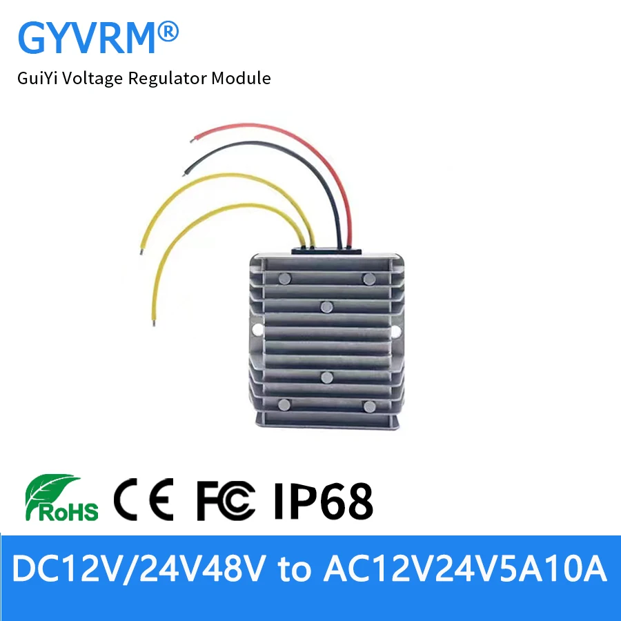 

DC-AC Power Converter DC 12V24V48V to AC 24V Cloud Table Ball Machine Monitoring Transformer Module Power Converter