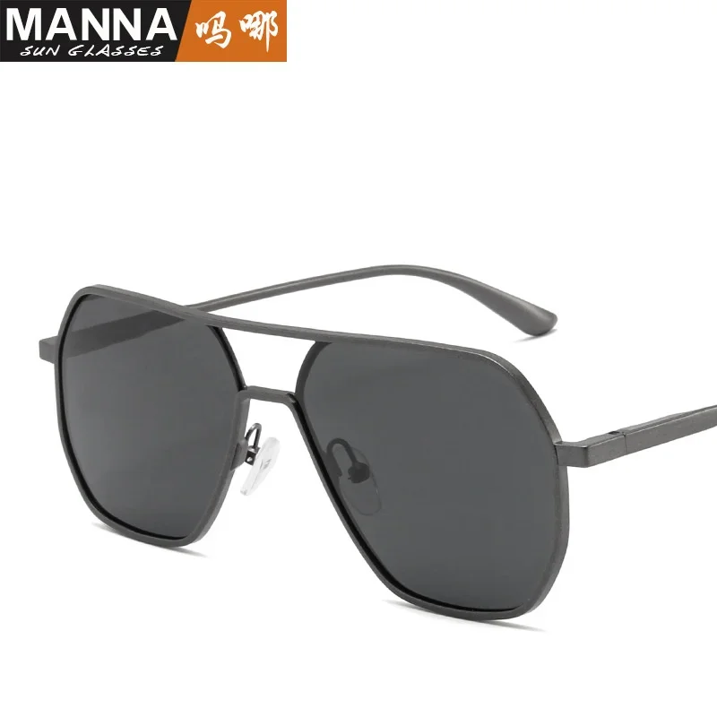 نظارات شمسية مستقطبة شخصية للرجال، نظارات شمسية مربعة مضادة للأشعة فوق البنفسجية، نظارات Tiktok Net Red