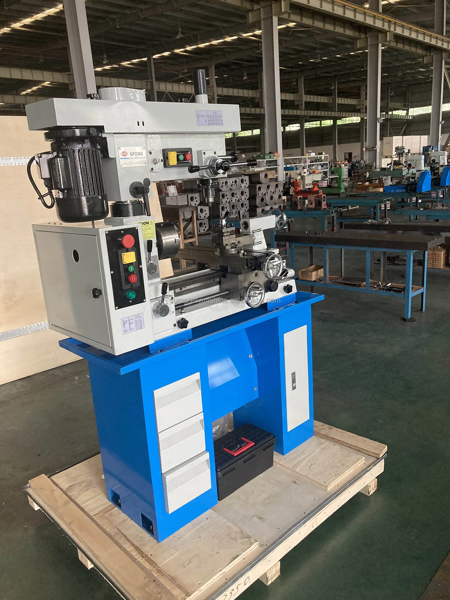 SP2302 أحدث 300 مللي متر سوينغ مطحنة الحفر مخرطة آلة طحن SP2302 سومور