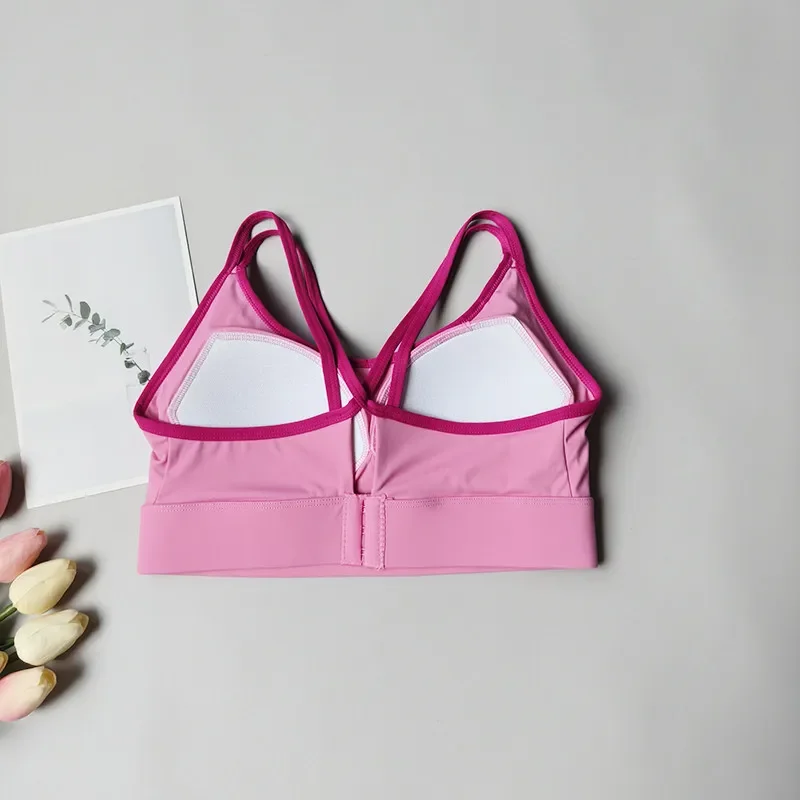 High-Intensity Sports All-in-One Underwear Gym Running Shock-proof Fitness Vest Back-Beautiful Professional Yoga Training Bras