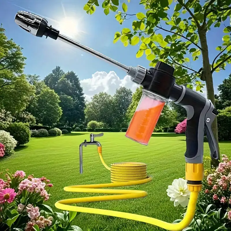 Hochdruck-Wasserpistole für Autowäsche, Sprühdüse für Auto, Haus und Garten, Tragbarer Reiniger, Auto-Reinigungszubehör