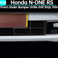 Car Front Under Bumper Grille Grill Strip Trim Cover for Honda N-ONE RS Interior Accessories 2020 2021 2022 for Right Hand Drive