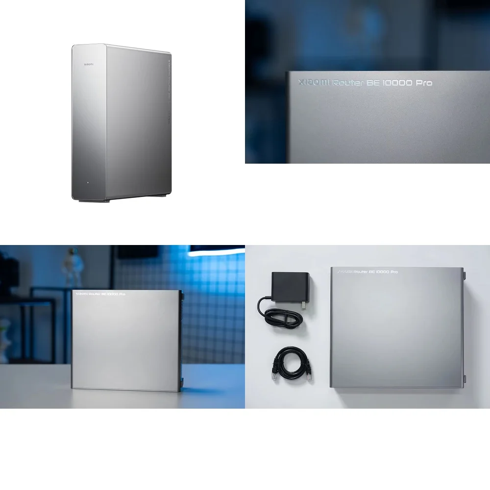 for Mi Be10000 Pro 10Gbps WiFi 7 Router Tri-band Mesh System with Triple 10G Ethernet Ports 2GB RAM USB 3.0 Support