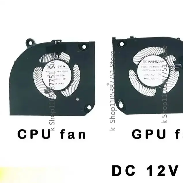 

kk+ New Laptop CPU GPU Cooling Fan Cooler for CLEVO X370SNX X370SNX-D X370SNV X370SNV-G X370SNW X370SNW-G X370SNX-G X370SNX1-G