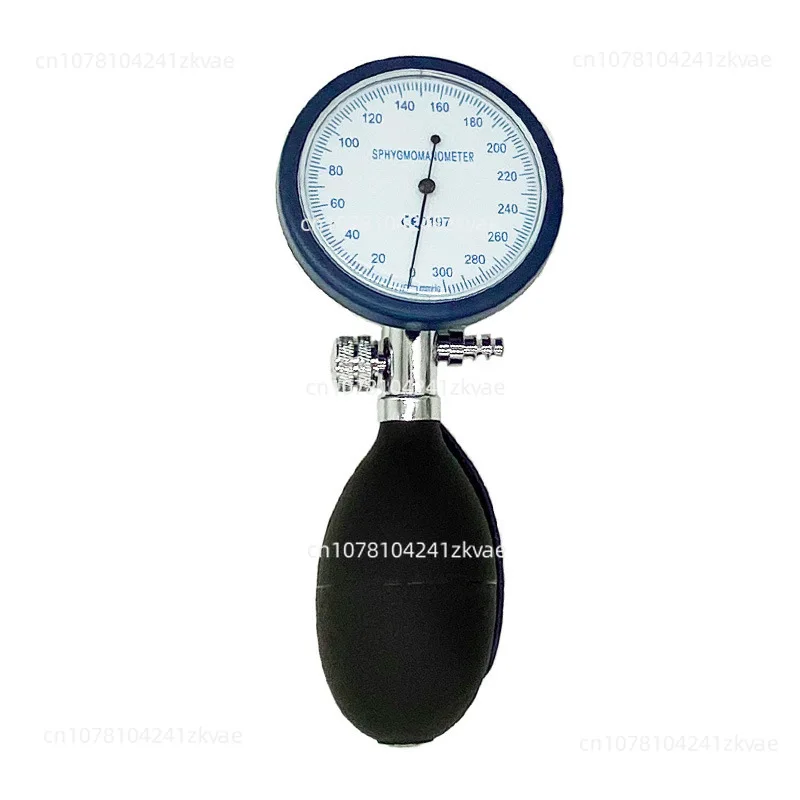 Sphygmomanometer Monitoring Accessories Handheld Pressure Display Meter Integrated Meter 300mmHg Metal Meter + Pressure Ball