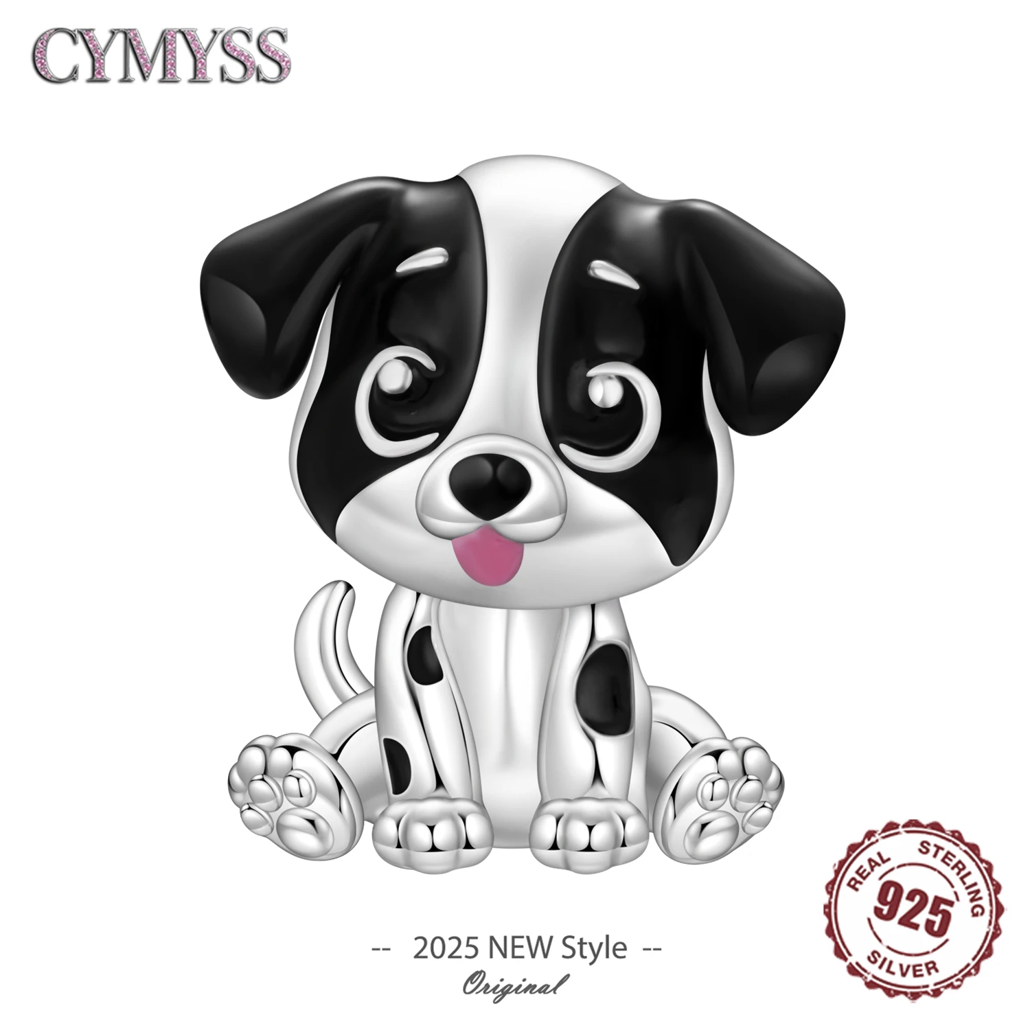 

S925 Стерлингового Серебра Милая Собака Белый Медведь Панда Коала Кит Животные Подвеска Бусины Подвески Браслет Очаровательные Ювелирные Изделия Партия DIY Подарки