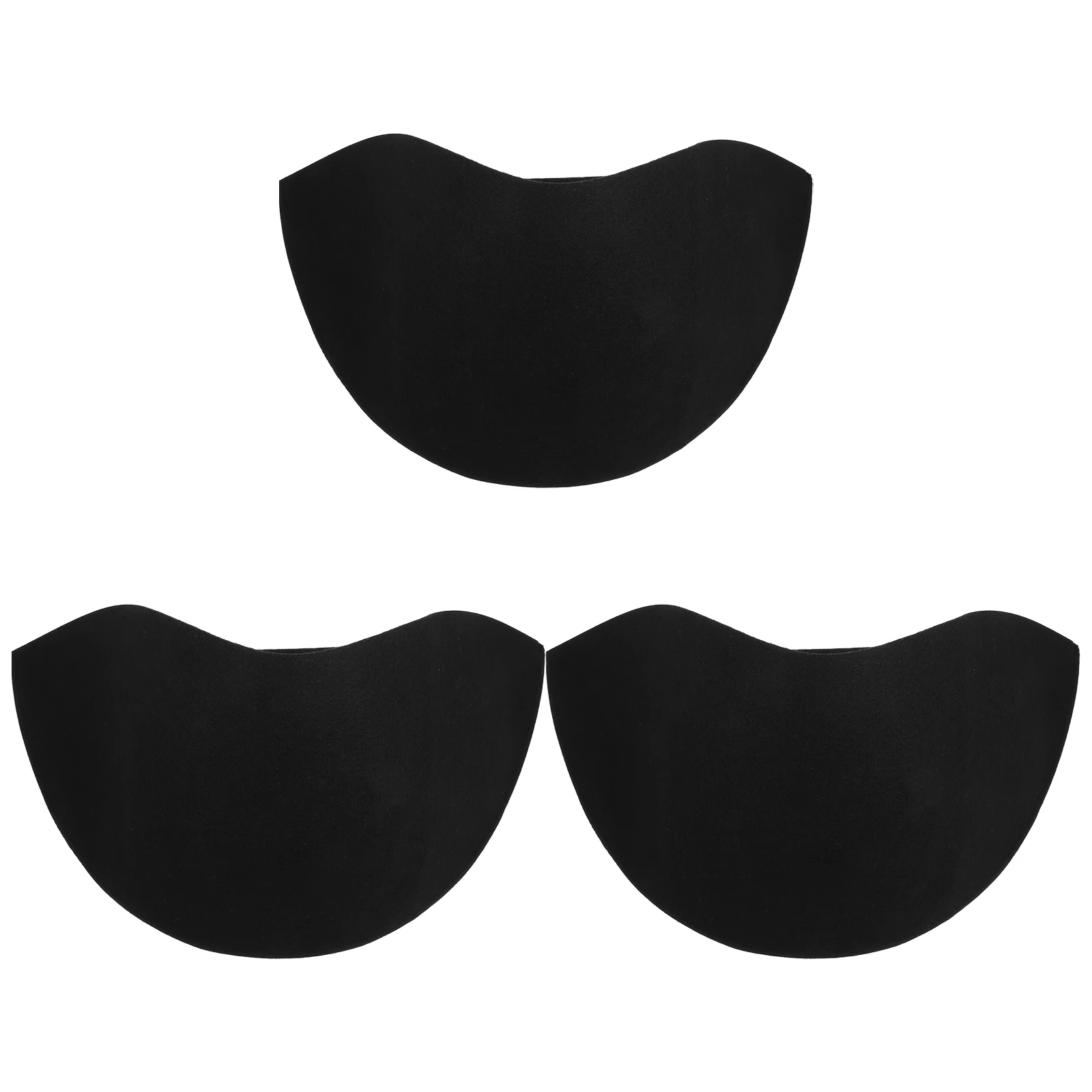 

3pcs Hanging Flowerpot Liners Black Non woven Fabric Basket Lining Replacement for Plants Garden Wire Baskets Planters