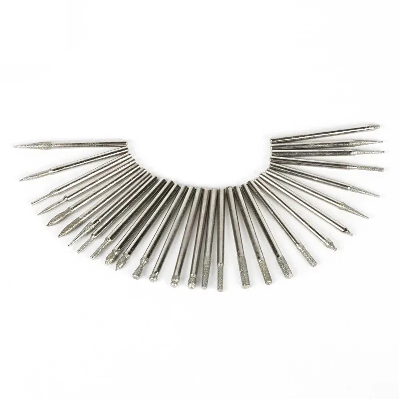 

Набор из 30 алмазных насадок и 12 алмазных пильных дисков для электрических шлифовальных машин Dremel, абразивные сверла, набор для роторного инструмента