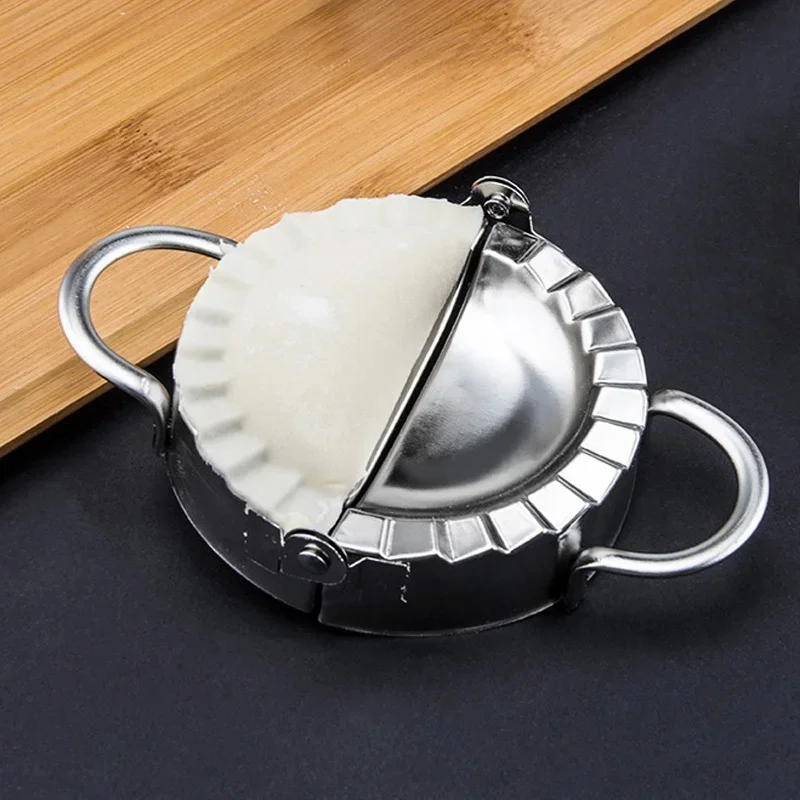 Stainless steel dumpling moulds, dumpling makers and dough cutters for making dumplings and ravioli; pastry moulds