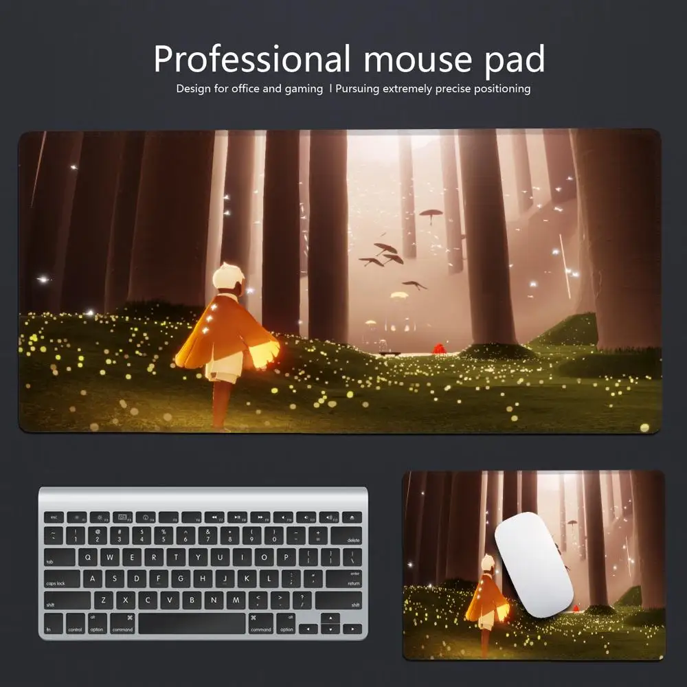 HYBXAXC Game S-Sky Children Of The Light Mousepad Mouse Mat With Pad Accessories Prime Gaming XL Keyboard Pad Stitch Padding Mat