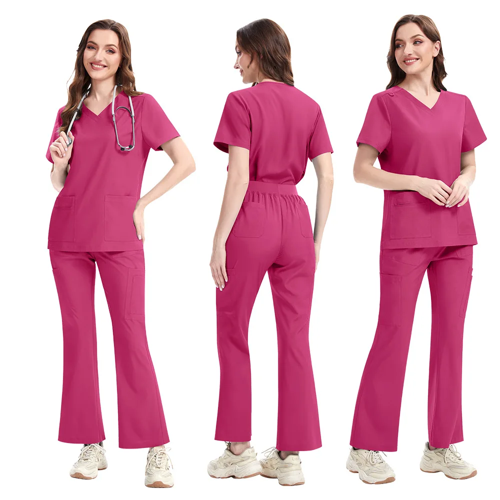 Ensemble de blouses pour femmes, uniformes médicaux, accessoires pour infirmières, clinique, Salon de beauté, Spa, animalerie, vêtements de travail, nouvelle collection