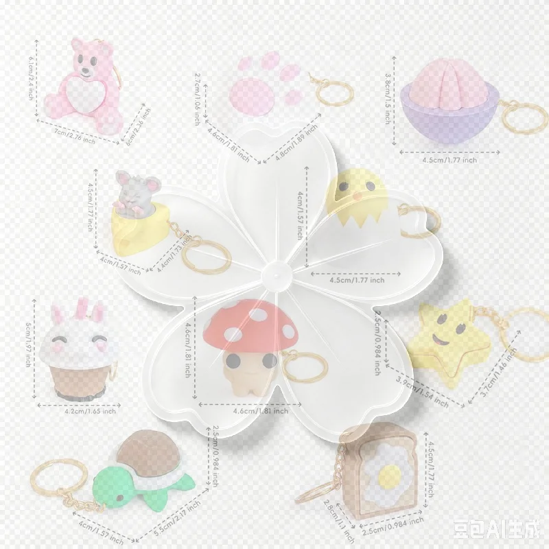 Mini 3D Printed Mushroom Turtle Clicker Keycap Press Decompressor Fingertip Stress Relief Venting Toys Fun Creative Toys Gifts