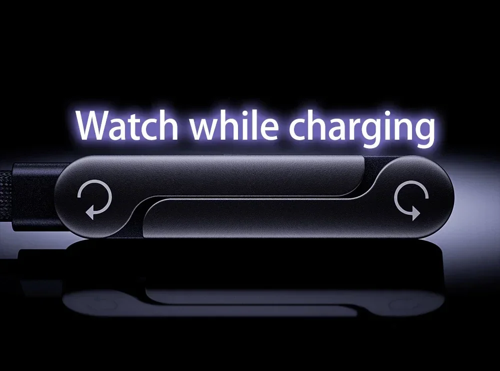 3/1 Stück Faltbares Ladekabel mit integriertem Ständer, Schnellladekabel für Telefon und Tablet, 240W Ultra-Schnelles Datenkabel, Telefonhalter – Detail 7