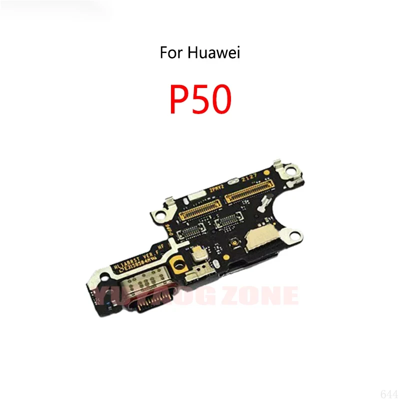 Slot para cartão sim, conector de carregamento usb, porta de carga, tomada, cabo flexível para huawei p50 5g