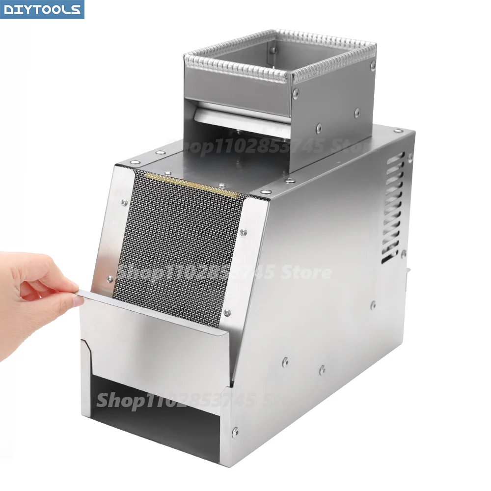 Bird Seed Hull Remover Grain Blowing Machine Parrot Cage Feed Separator Blower Millet Mixed Grain Sorter Sunflower Seeds  Remova