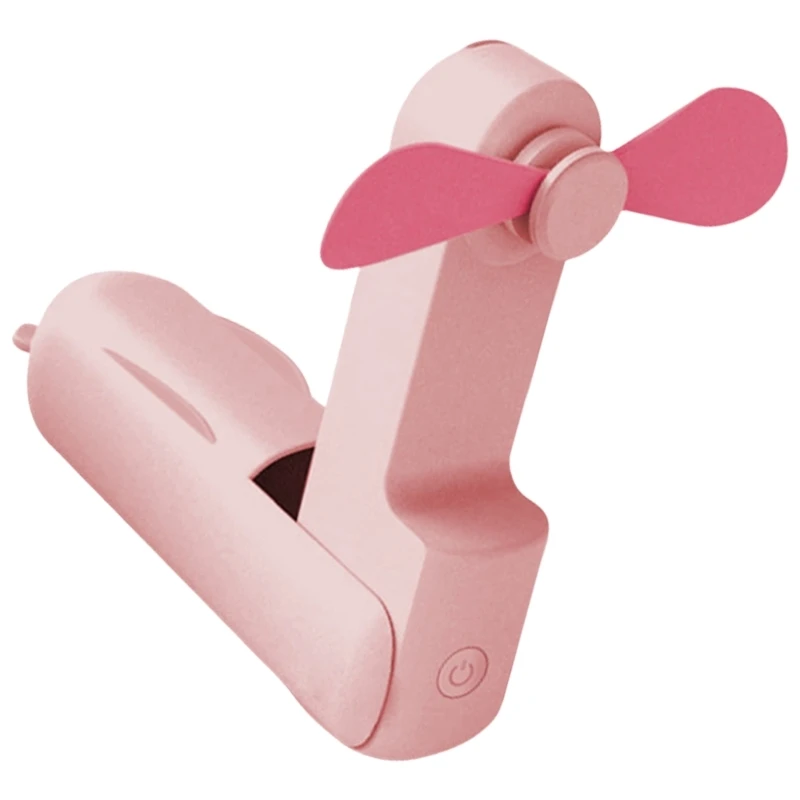 محمولة USB القابلة لإعادة الشحن مصغرة مروحة مروحة قابلة للطي للمكتب الاستخدام في الهواء الطلق