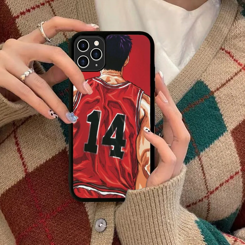 Japan Comic Slam dunk Sakuragi Phone Case Magesafe Magnetic Wireless Charge Case For Samsung S10 20 30 22 23 24 Plus Lite