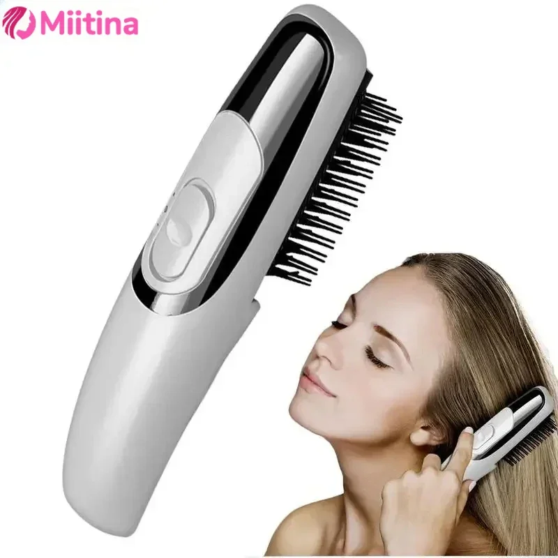 Novo pente de massagem elétrica anti perda de cabelo cabeça meridiano massagem artefato totalmente automático fototerapia profissional massagem do couro cabeludo