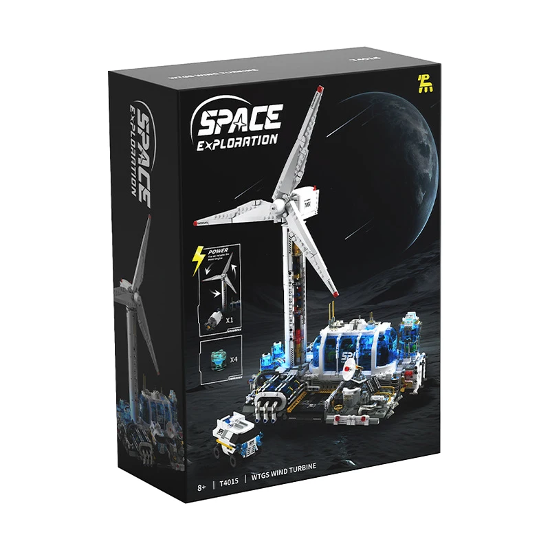 IN STOCK T1104 MOC Technical WTGS Wind Power Station Building Blocks Bricks Model Assembling Toys for Boys Christmas Gift Sets