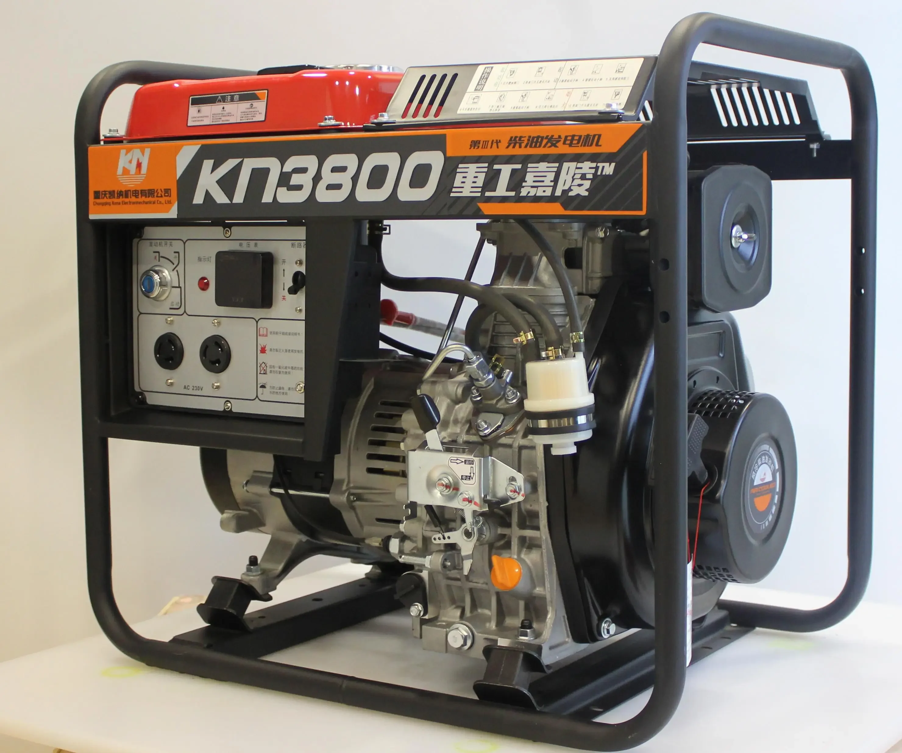 Open frame 3kva 110v 220v 50hz 60hz generator Ultra portable  electric starter generator