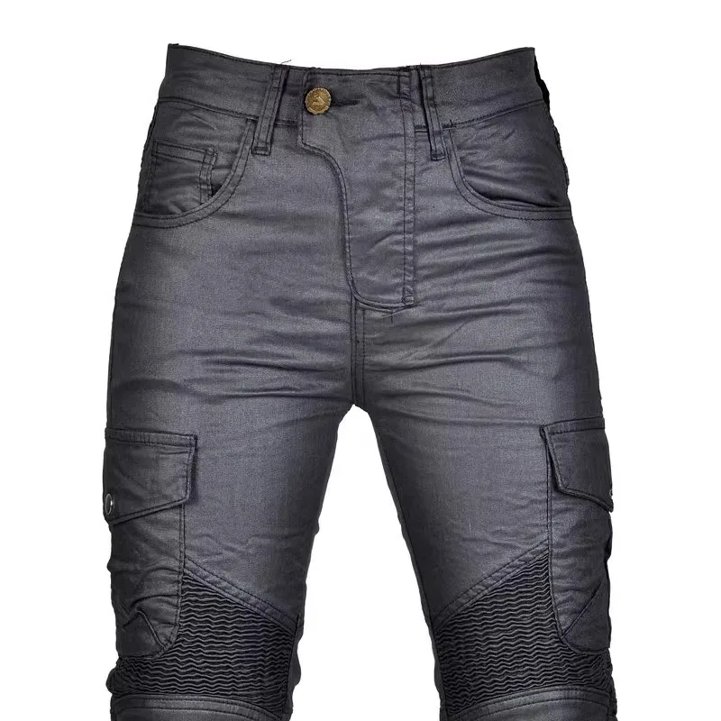 Motocross Pain-Coat Hard Surface Protective Jeans Female Motorcycle Riding Protection Pants Knight Windproof Casual Trousers