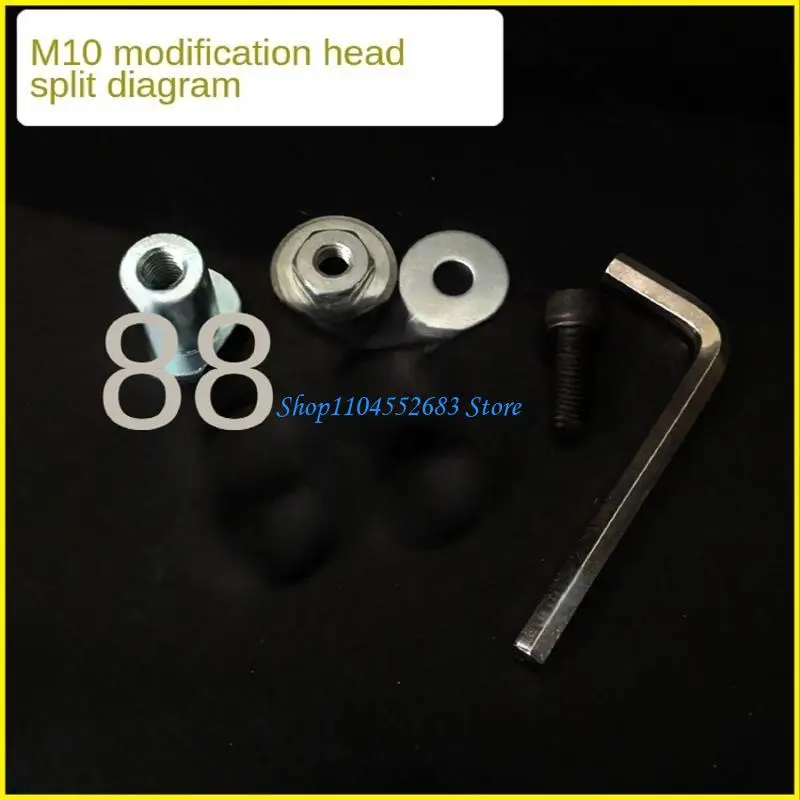 

Y6GD M14 угловая шлифовальная машина до канавки адаптер 100/150 Тип фланка гайки для переоборудования для прорезинговой для