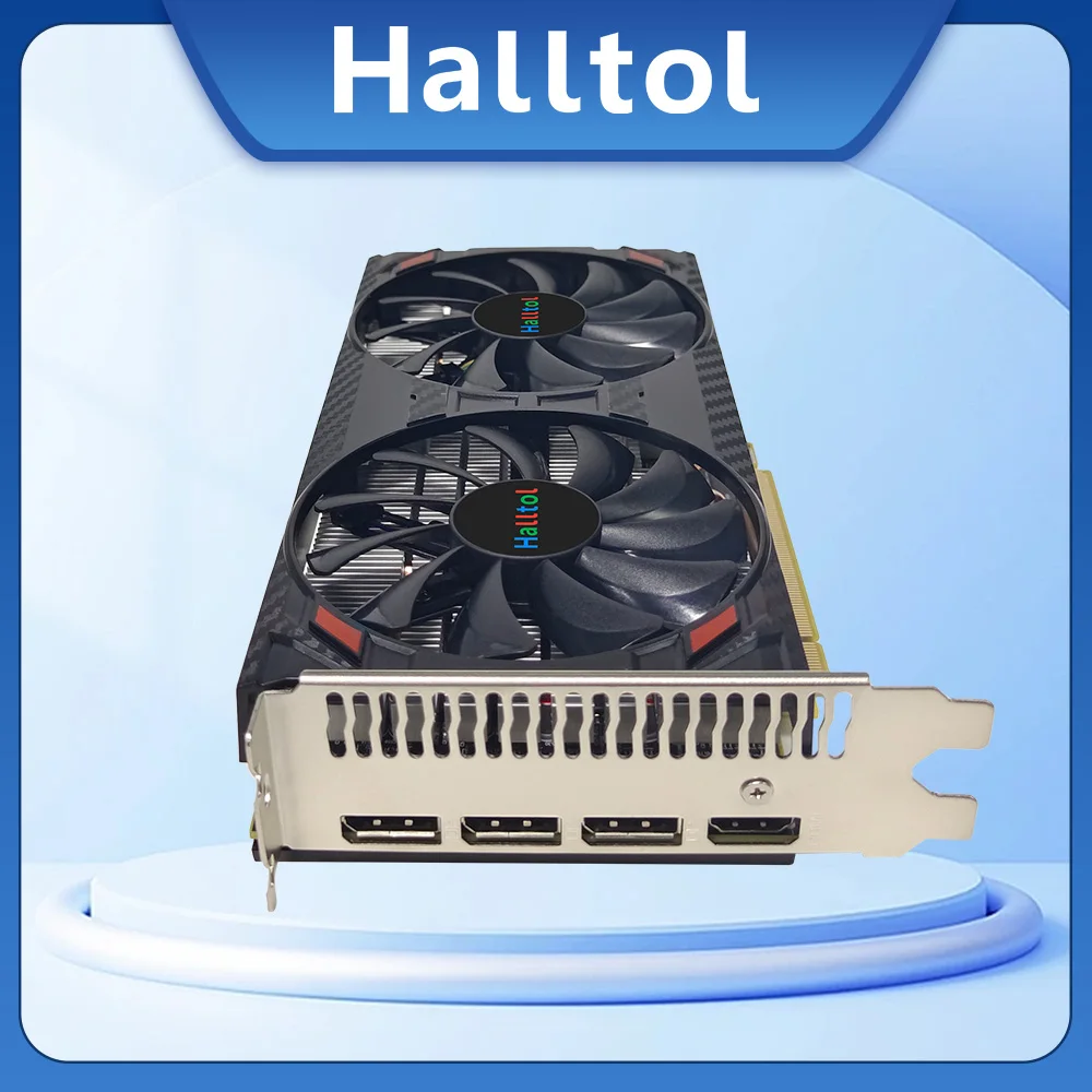 Halltol Graphics Card RX5500XT 8G Gaming 8GB 128Bit GDDR6 PCI-E 4.0×8 GPU Radeon rx5500xt 8gb game Video Cards Placa de vídeo