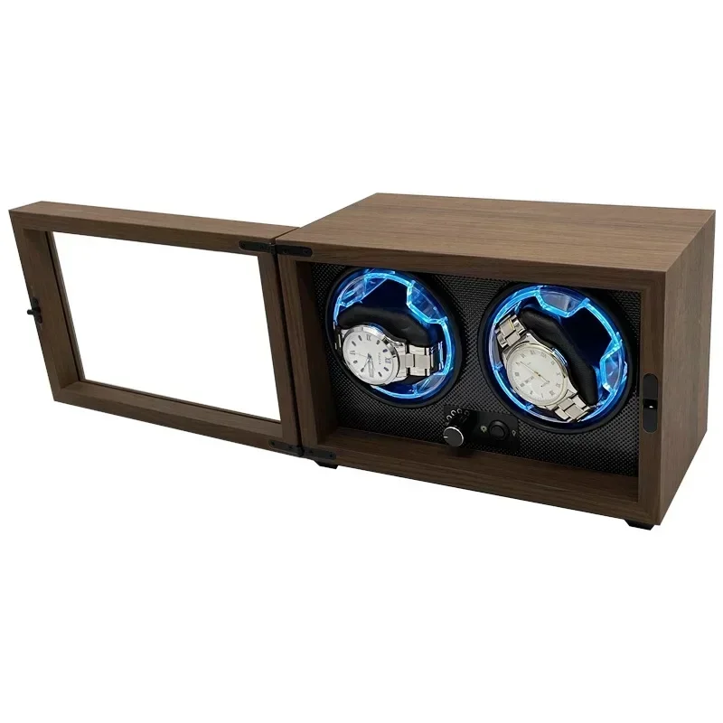 Watch Winder USB-aangedreven voor automatische horloges Mechanische horloges Rotatorhouder Houten behuizing Opwindkast Opbergdozen voor displaydozen