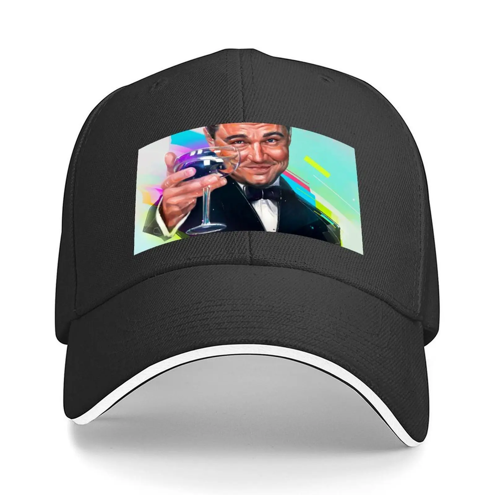 ليوناردو دي كابريو قبعة بيسبول قبعة الجولف ديربي قبعة امرأة فاخرة قبعة لطيف رجل التنس المرأة #1