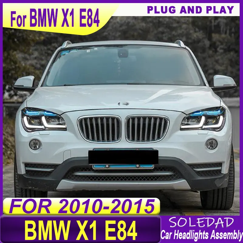 Car LED Head Lamps For BMW X1 E84 2010-2015 Upgrade Modified Headlights Dynamic Turn Signal Brake Lamp DRL Car Accessories