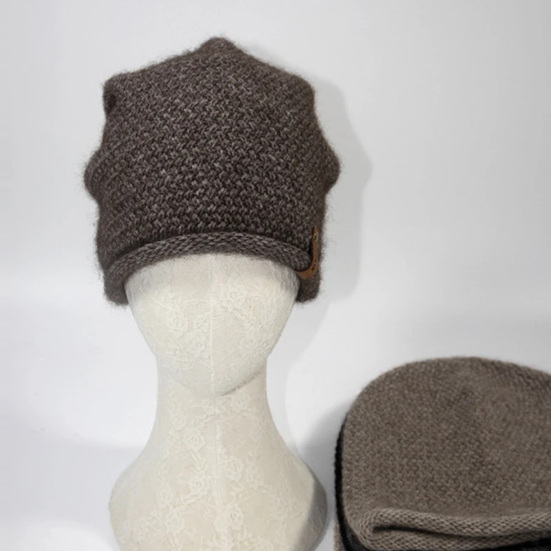 

Winter Hat Women Knit Beanie Slouchy Yakwool Warm Soft Accessory For Autumn Cold Weather Skiing Sports Outdoor Luxury