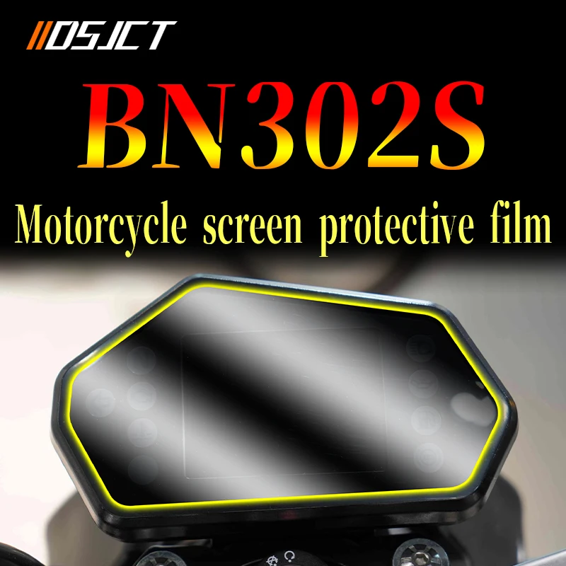 For Benelli 302s 302 s Motorcycle Accessories Scratch Protection Film Screen Protector Speedometer Screen Protector