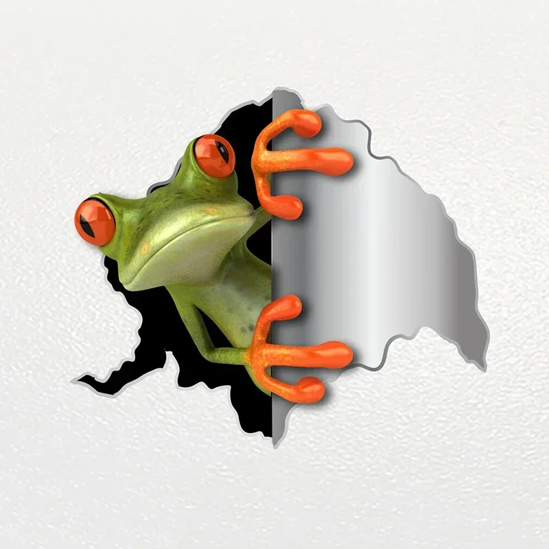 Farbe Frosch Haustier Tier Auto Aufkleber Wasserdicht Vinyl Aufkleber - Automotive Zubehör Dekor Pegatinas Para Coche