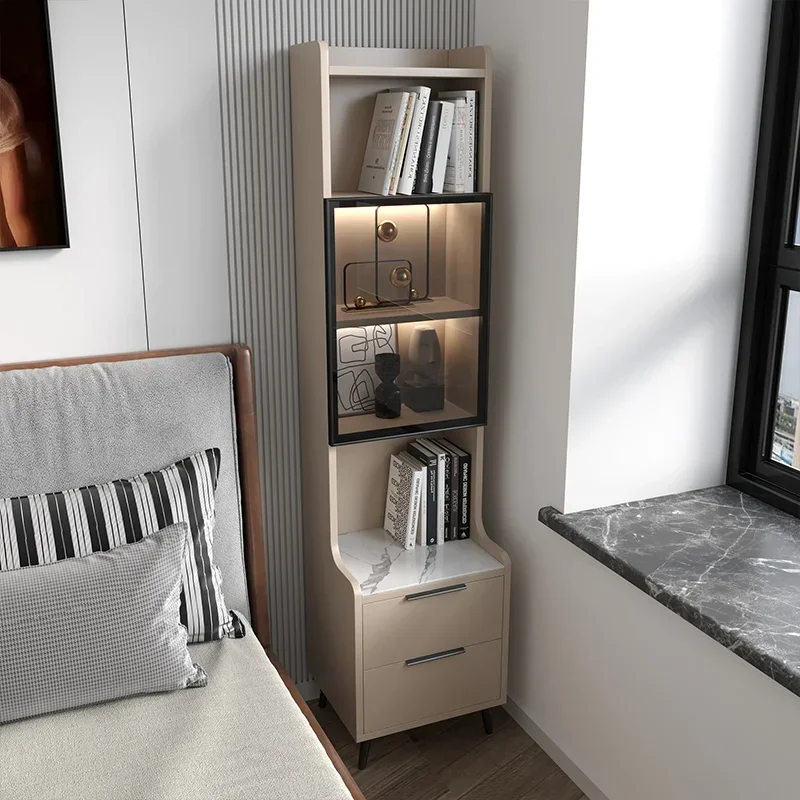 Bedroom Light Luxury and Simplicity Locker Creative Minimalist Bedside Supporter High Narrow