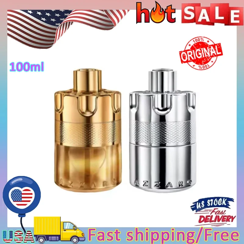 100ML For Azzaro The Most Wanted Parfum Charm Eau De Parfum Intense Spicy Woody Seductive Fragrance Date Lasting Perfume