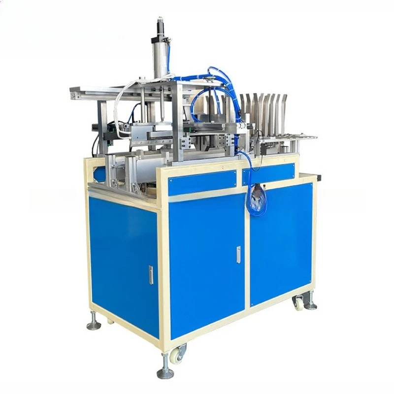 Fully automatic PVC transparent plastic sheet cylindrical forming machine, round can packaging ultrasonic machine