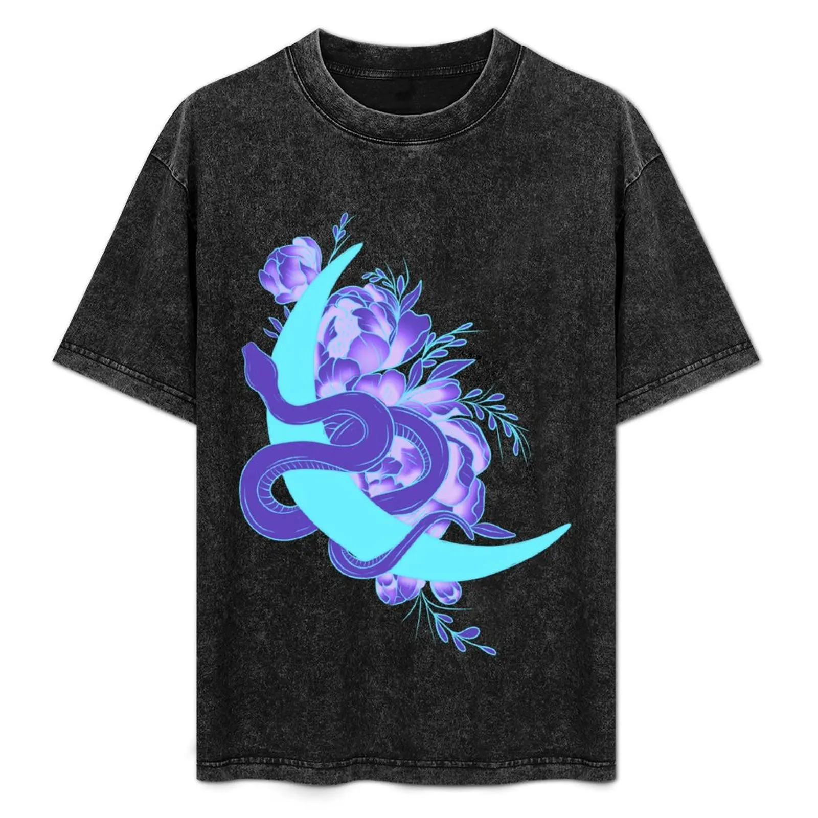 

Moon Snake T-Shirt Breathable Gym Short Sleeve T-Shirt