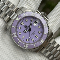 Steeldive New In SD1953C Water Ghost Diver Watch Men 300M Waterproof Sapphire Glass Ceramic Bezel NH35 Automatic Men Dive Watch