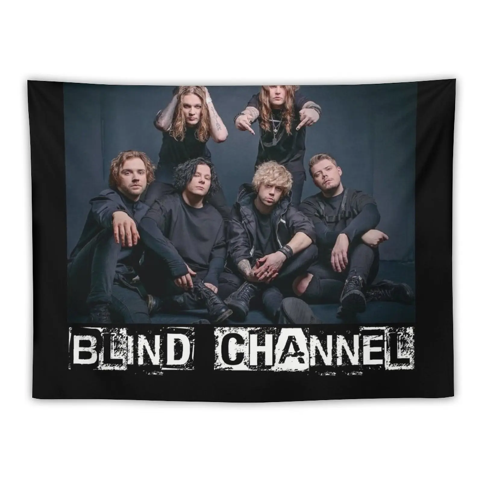 New Blind Channel New Design Classic T-Shirt 2002 00001 Tapestry Aesthetic Tapestry Wallpapers Home Decor Outdoor Decor