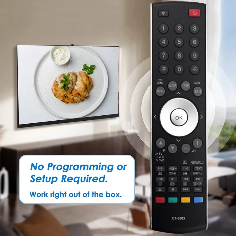 Remplacer CT-8003 Télécommande Pour Toshiba TV 15V330DB 17WLT56B 19W330DB 19W331DB 19W331DG CT-90310 CT-90337 Durable
