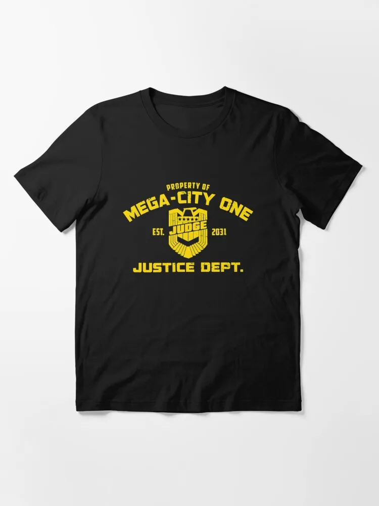 Dredd Badge Shirt Essential T-Shirt Tees Hot Sale Outdoor Cotton