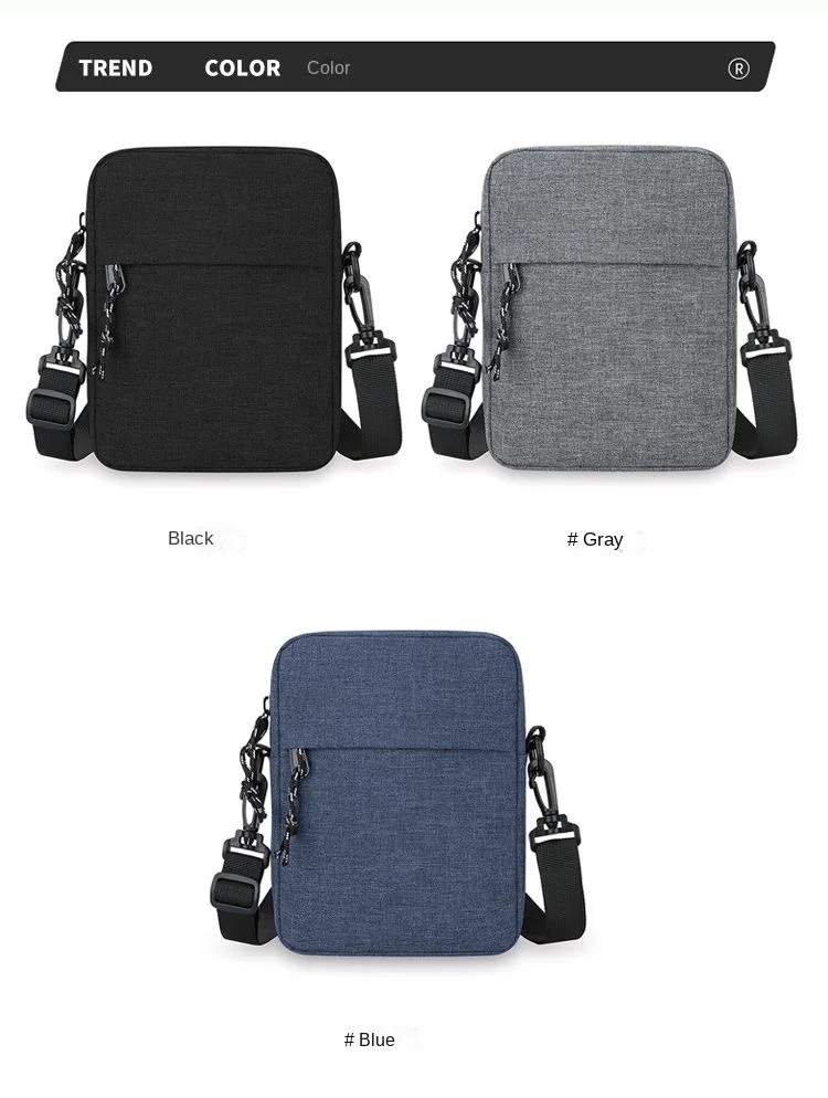 Simple Casual Mini Crossbody Bag Men\'s Nylon Small Shoulder Bag For Men Oxford Messenger Phone Side Sling Bag Husband Chest Pack