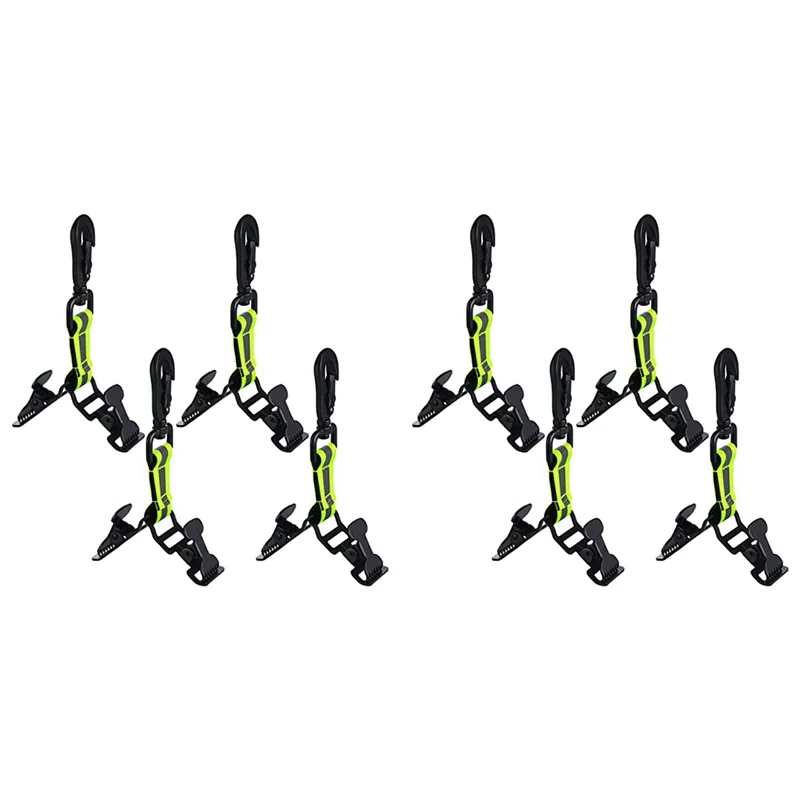 

B06C-8 Pcs Firefighter Glove Strap Safety Glove Holder Glove Clips For Firefighter Police Rescue Work Glove Belt Clips