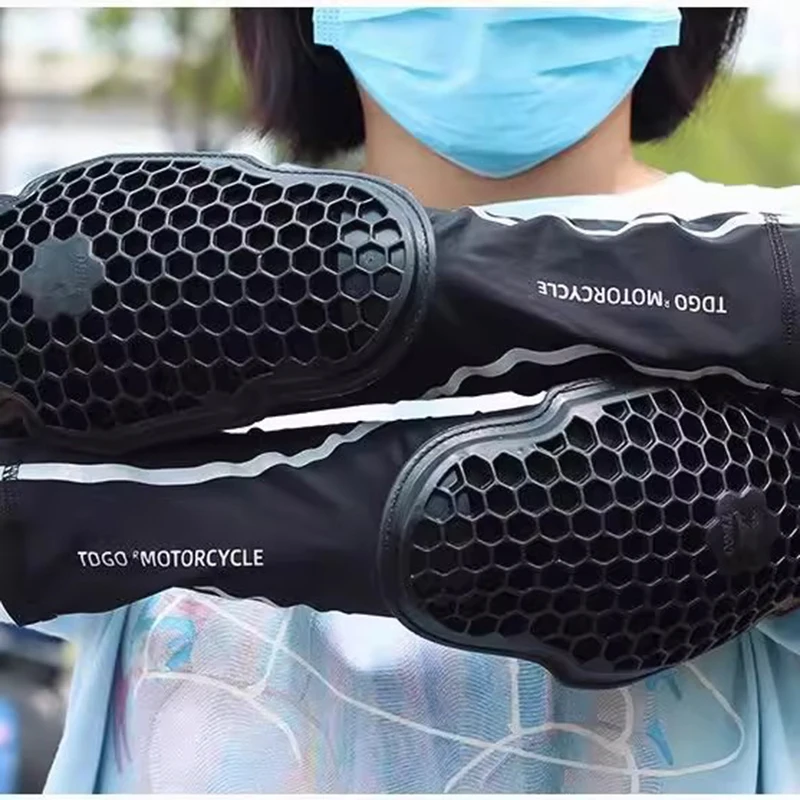 

Защитное снаряжение для мотоцикла эндуро для мотокросса | Высокоэластичная дышащая накладка для рук и локтей | Подходит для езды на велосипеде на льду и верховой езды