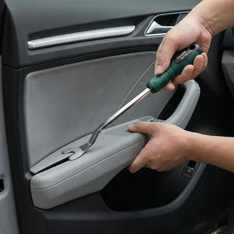 Car door decorative panel fasteners disassembly workshop steel pry bar professional automotive fixture disassembly tool