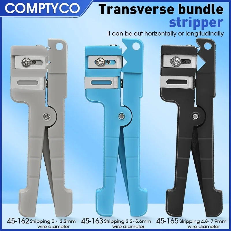 

COMPTYCO Fiber Optic Stripper 45-162/163/165 Coaxial Cable Stripper Optical Cable Slitter Wire Stripper