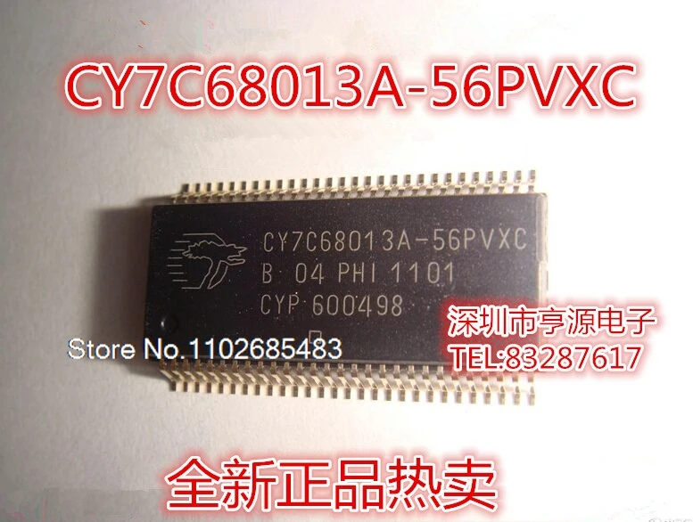 

CY7C68013A-56PVXC CY8C27643-24PVXI SSOP56 IC