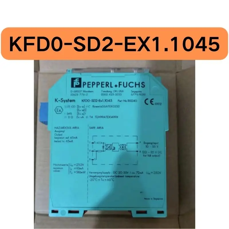 

New KFD0-SD2-EX1.1045 safety barrier for quick delivery